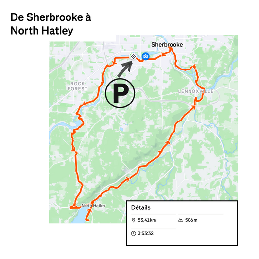 De Sherbrooke Ă  North Hatley